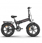 ENGWE EP-2 BOOST elektriratas - 250W mootor, 120 km s&otilde;iduulatus, 20 paksude rehvidega e-bike Shimano 7-k&auml;igulise must