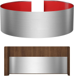 1 tk 15/20 cm roostevabast terasest ukse l&ouml;&ouml;gikate, ukse surumiskate, isekleepuv l&ouml;&ouml;gikate ustele sise- v&otilde;i v&auml;lisuksele 15x86cm must