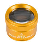 30X 36mm Luup t&auml;ppist&ouml;&ouml;ks K9 Optiline L&auml;&auml;tse Monokkel Kellaluup K&auml;eshoitav M&uuml;ntide Templite Ehete Luup 1PC Gold