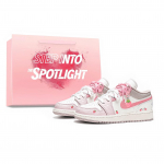 Jordan Air Jordan 1 Sweet Berry Little Mischief, Maasikakokteili Korvpallijalatsid Naiste Valge Roosa IV3219-161 (Team1469-) 35.5