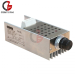 10000W 25A Kiiruse Regulaator Suure V&otilde;imsusega SCR Pinge Regulaator Dimmer L&uuml;liti Kiiruse Temperatuuri Kontroll Termostaat AC 110V 220V China Mainland