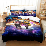 Anime The King Of Fighter voodipesukomplekt poistele, t&uuml;drukutele, kaheinimesevoodi, kaheinimesevoodiga tekikott Padjap&uuml;&uuml;r, lastevoodi t&auml;iskasvanutele m&otilde;eldud kodutekstiil 135x200cm