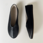 Pehmed lambanahast Ehtsad Nahast Kuldse V&auml;rvi Baleriinad - Prantsuse Retro Minimalistlikud Slip-On Kingad 39 (In Stock) gray