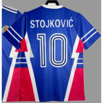 1990 Jugoslaavia retro s&auml;rk jalgpallis&auml;rk klassikaline Stojkovic SUKER kodus ja v&otilde;&otilde;rsil s&auml;rk L white