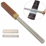 Kitarr Fret Viil Remont T&ouml;&ouml;riistade Komplekt Kitarr Fret Poleerimiskustutuskumm Luthieri T&ouml;&ouml;riist (fail + 2 Kaitset
