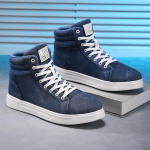 Meeste Kingad K&otilde;rged Vabaaja Kingad Trend Denim Paelad Meeste Tossud V&auml;litingimustes Hingavad Jooksukingad Platvormiga Paar Ankel Boots 45 gray