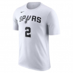 Nike NBA San Antonio Spurs Number 2 &Uuml;mmarguse kaelusega pullover T-s&auml;rk Meeste pealiskatted DR6397-103 XL