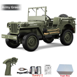JJRC C8815 RC Auto 1/10 WILLYS 1941 4WD RTR RC Roomikauto 2,4G puldiga Auto Maastiku Ronimine S&otilde;jaline RC Veoauto M&auml;nguasjad Kingitus gray