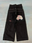Selle aasta bestseller: JNCO graafilised teksap&uuml;ksid Y2K hip-hopi l&otilde;dvad teksap&uuml;ksid meestele ja naistele Harajuku laia s&auml;&auml;rega teksap&uuml;ksid M