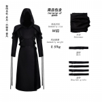 Dead By Daylight The Ghost Face tegelase Cosplay kost&uuml;&uuml;m pol&uuml;ester-spandexist m&auml;nguf&auml;nnidele ja cosplayeritele M