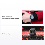 G-Shock Veekindel 200 M Kvartsliikumine Vaik Roostevabast Terasest Rihmaga K&auml;ekell Meeste kellad Must GW-B5600HR-1PR Regular Watch Box,Black and Red Dial black
