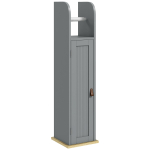 Vannitoakapp tualettpaberi hoidjaga, kapi ja reguleeritavate riiulitega 20 x 20 x 80 cm hall 20 x 20 x 80 cm