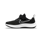 Nike Star Runner 3 Mugavad Kulumiskindlad, Libisemiskindlad Ja Hingavad Madalad Laste Jooksukingad Must Valge DA2777-003 28