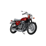 Aoshima The Bike No. 23 1/12 Honda CB750 Dream CB750 Four '69 Kohandatud Plastikust Mudel black