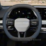 Nahast autojuhtimiskangi kate Kia K4 S GT Line 2025 EV4 GT-Line 2025 2026 jaoks Auto rooliratta kate Kia EV4 Tarvikud 2025 black