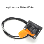 Gaasiklapp koos trossiga AM140333 Asendus John Deere X305R X310 X530 X300 X300R X304 jaoks