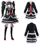 Uus Anime Danganronpa Dangan Ronpa Celestia Ludenberg Cosplay Kost&uuml;&uuml;m &Uuml;likond Autentne V&auml;limus XL black
