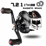 18+1BB 7.2:1 s&ouml;&ouml;tmisrullid vasakpoolsed parempoolsed s&uuml;sinikpiduri magnetpiduriga p&uuml;&uuml;girullid Left Hand