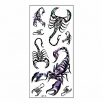 Meeste moe lahe naljakas 3D Scorpion King ajutine veekindel t&auml;toveering kleebis ajutine t&auml;toveering