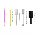 Nail Magnetic Stick Top Coat Magnet Stick Pen Maalimine Geel k&uuml;&uuml;nelakk Magnet T&ouml;&ouml;riistade Komplekt