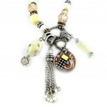 Les Tr&eacute;sors De Lily [E0433] - Bracelet Cr&eacute;ateur 'Thalassa' Beige beež