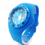 Les Tr&eacute;sors De Lily [I4846] - Montre Design 'Absolu' turquoise