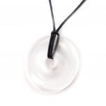 Les Tr&eacute;sors De Lily [K3056] - Collier 'Min&eacute;ralia' quartz valge