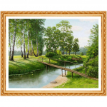 Tikandid looduspuu 5d isetehtud teemantmaal ristpistes maastik t&auml;isring teemantj&otilde;gi 20X30CM
