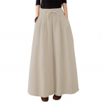 ZANZEA Culottes P&uuml;ksid Naiste vabaaja elastsed v&ouml;&ouml;kohaga laiad p&uuml;ksid