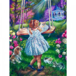 T&auml;isruudu/&uuml;mmargune 5d teemantmaaling Kuu DIY Teemanttikandid Maastiku mosaiikpilt Kodukaunistuse k&auml;sit&ouml;&ouml;komplekt Full Round 20X30CM punane