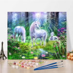 Digitaalne &otilde;limaal DIY maalimine numbrite j&auml;rgi numbrite maalimine &otilde;limaal Kodukaunistuse l&otilde;uend 40x50cm no frame