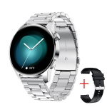 LIGE uus Bluetooth Call Smart Watch Men Full Touch Sport Fitness Kellad Veekindlad Pulsisagedus Terasrihmaga nutikell Android iOS steel belt