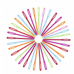 7/9CM 20tk/partii V&auml;rvilised plastikust &otilde;mblusn&otilde;elad Heegeln&otilde;el DIY kampsun kudumist&ouml;&ouml;riist Gobel&auml;&auml;n kudumisvardad DIY villane l&otilde;ng 7cm mitmev&auml;rviline