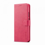 Katte&uuml;mbris Huawei Mate 20 Lite Pro Luksusliku Magnetic Flip Vintage Rahakoti Telefoni Nahast &uuml;mbrise Huawei Mate 20 Pro Lite Coque jaoks For Mate 20 Lite punane
