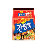 Samyang Hot n V&uuml;rtsiselt praetud Gan JJam-PPong Korea punase t&scaron;illi nuudliga 140g x5ea