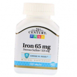 Raudsulfaat, Raud 65, 21. sajand 120 tabletti (36440048) 120tab