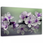 L&otilde;uendiprint Apple Blossom Nature Plant 60x40 lilla