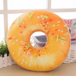 Ramidos pehme pl&uuml;&uuml;spadja t&auml;idisega istmepadi Sweet Donut Foods istmepadja &uuml;mbris m&auml;nguasjad One Size