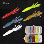 25tk/karp 2,95tolline 0,07oz Vastupidav ujuv krevett Ned Rig Baits Pehmed landid