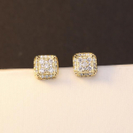 14k kullast t&otilde;elised mini-teemantk&otilde;rvar&otilde;ngad Kolczyki Brincos naistele Perola Bizuteria Boucle Aros Mujer Oreja Orecchini k&otilde;rvar&otilde;ngad kuld