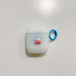 Blue Heart 3D Bow Crystal Armas lilleline matt v&otilde;tmehoidja k&otilde;rvaklappide &uuml;mbris juhtmevaba Bluetoothi ​​laadimiskarp Apple Airpod 1 2 Pro 3 jaoks For Airpods 3 (2021)