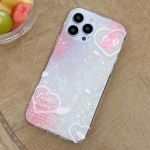 Ins Gradient Shell L&auml;ikiv Blingbling Imd Cute Pink Cartoon tagakaas Iphone 13 12 Promax 11 14 Pro Max telefoni&uuml;mbrisele Capa For iphone 12promax