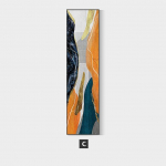 Kaasaegne minimalistlik veranda dekoratiivne l&otilde;uendimaal elutoa plakat kodu dekoratsioon seinakunst pilt kuldne abstraktne seinamaal 60cm&times;170cm NoFrame