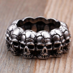 Vintage Fashion Skull Meeste Ring Rocker Hipster Skeleton S&otilde;rmus Meeste Suured S&otilde;rmused Meestele Ehted 10