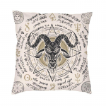 Luksuslik Devil Saatan kitsepea padjakate 45x45 cm Baphomet Pentagram okultse maagia padjap&uuml;&uuml;r diivan padjap&uuml;&uuml;ri kaunistus 30x30cm 12x12in