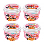 Samyang Carbo Hot Chicken Flavor Tteokbokki Tassis 179g (5 Valikud) #4PCS