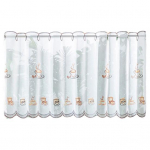 L&uuml;hike kardin, rebenemisvastane tugev valgust filtreeriv, kiiresti kuivav kardina efekt Peen tikandiga aken marli magamistoa aksessuaar