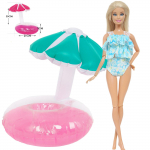1x nuku p&auml;&auml;ster&otilde;ngas + 1x ujumistrikoo, riided Barbie nukkudele 1/6 nukumaja tarvikud, lapsed teesklevad, m&auml;ngivad suvine rannas ujumise m&auml;nguasi