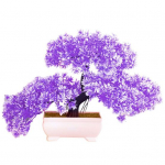Kunstlik puutaim Bonsai Garden DIY Holiday Party Home Hotel Desktop Decor sinine
