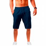 Uued meeste puuvillased linased l&uuml;hikesed p&uuml;ksid meeste suvised hingavad &uuml;hev&auml;rvilised linasest p&uuml;ksid Fitness t&auml;navar&otilde;ivad S-3XL XL